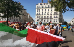La Palestine à la fête des bannières à LYON